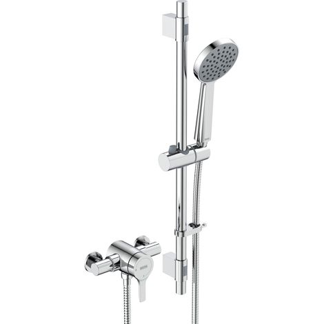 Bristan Onza Thermostatic Exposed Mixer Shower with Shower Kit - Chrome