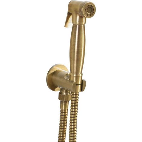 Sapho Reitano Rubinetteria Retro - Doccetta bidet con flessibile, bronzo 9106