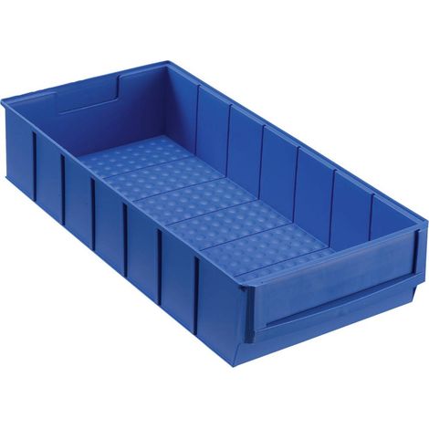 Allit 456550 Cassetta impilabile da magazzino (L x L x A) 400 x 185 x 81 mm Blu 1 pz.