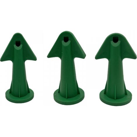 Buse triangulaire verte, buse à 3 points, outil de remplissage et d'étanchéité pour joints de portes et fenêtres. (1/5)