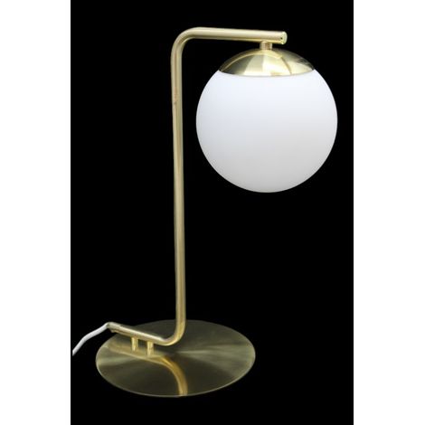[GEBRAUCHT] B-Ware Nordlux Geschwungene Tischleuchte Schreibtischlampe Tischlampe Grant Messing E14