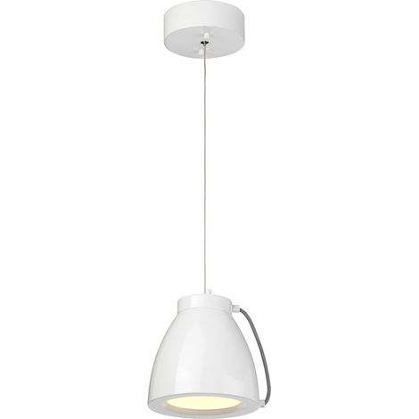 Elstead Europa - Sospensione LED 1 Luce Cupola Piccola Finitura Verniciata Bianca