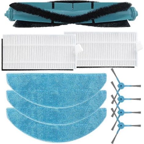 Accessoires et pièces détachées pour les modèles 7490 et 8290 Immortal Series : brosse latérale principale, filtre HEPA, chiffon de nettoyage. (1/5)