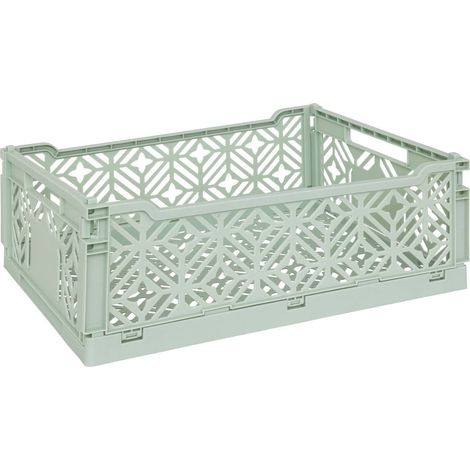 Cassa pieghevole arry verde chiaro 40x30x15cm - Atmosphera créateur d'intérieur