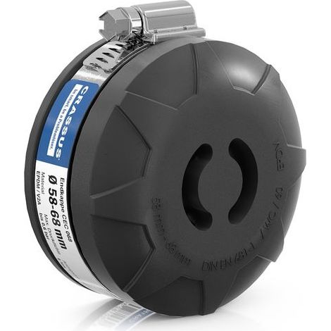 Embout CR CEC 068 (58-68 mm), 0,6 bar, L : 40 mm, EPDM / V2A