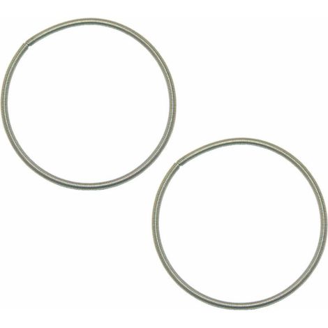 2x Ressort joint d'arbre inoxydable V2A pour joint à lèvre Etanchéité Fixation Entraînement Huile Transmission Moteur Spi Mécanique Bourrage, Ø 55mm