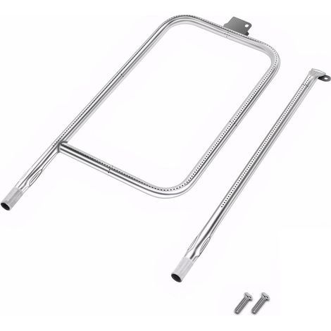 61.6 x 26.4CM Tube Brûleur 65032 pour Weber Q300 Series Q320, Q3000, Q3200, Acier Inoxydable Rampe Gazgrill Accessoire pour 404341, 57060001, 586002 (1/5)