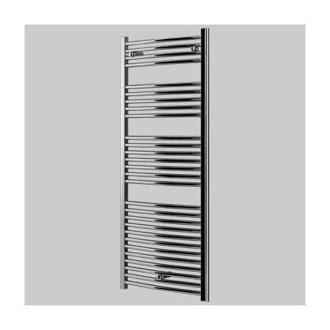TERMOARREDO SCALDA SALVIETTE MOD. SAN REMO CROMATO CURVO H 1420 L 500 LAZZARINI