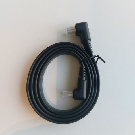 Cable conexion hdmi plano conectores acodados 1m axil (1/4)