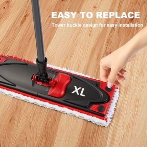 Recharge Serpillere - Microfibre - Pour Balai Ultramax XL - 51 x 14 cm - Compatible Sols Durs - Lot de 5 (1/5)