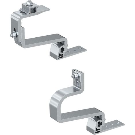 Gancio in alluminio RH 40-52 H per tetti inclinati FIscher 00571742 (1/5)