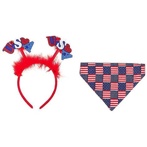Ensemble de 2 costumes pour animaux de compagnie pour la fête de l'indépendance (1/3)
