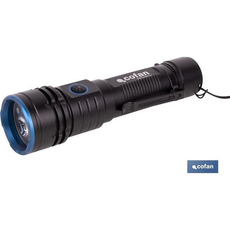 Torcia LED ad alta potenza 2000 LM con 5 funzioni Ø40 x 148 mm (1/4)