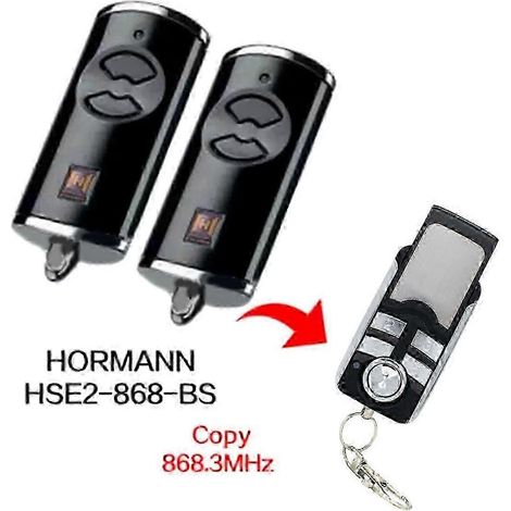 Lot de 2 télécommandes de porte de garage 868 MHz compatibles avec les modèles HORMANN BS HSE2-868-BS AX (1/5)