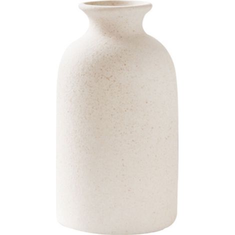 Minimalistische dekorative Keramikvase fürs Büro – Beige (1/5)