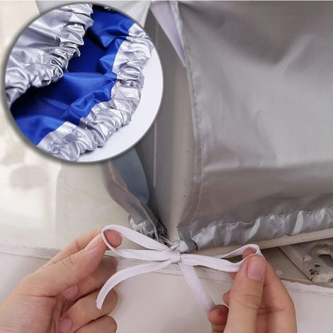 Housse Climatiseur Exterieur, Étanche Couverture Extérieure de Climatiseur, \u200bHousse de Protection Anti-poussière et Anti-Neige (Size : 94x40x73cm) (1/3)