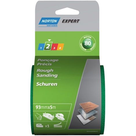 Rollenware Norgrip 93x5m G. 80 Profi - Norton