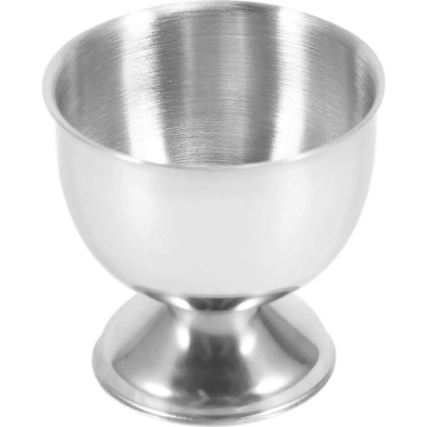 Coquetier plateau à ufs inoxydable acier souple Boiled uf Cups support lave vaisselle Safe 4 Packs (1/5)