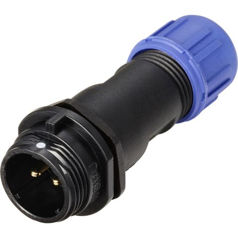 Weipu SP1311 Runder männlicher Stecker gerade IP68 2-polig (1/4)
