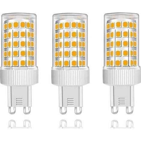 Lot de 3 Ampoules LED G9 10W Équivalent Halogène 150W, 86 LED, 1000Lm, Angle de faisceau 360°, Ultra Lumineuses, AC220-240V, Non Dimmable, Blanc Chaud 3000K [Classe énergétique B] (1/5)