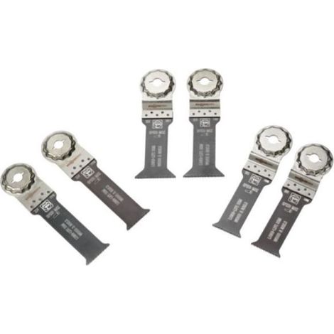 Fein MULTIMASTER 6 piezas hojas E-Cut Madera-Metal