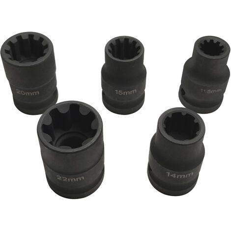 VURAHOME - Volkswagen Audi Porsche etrier de frein VAG 7 flower 10 flower socket set manchon special 5 pieces set ZK-056 (1/5)
