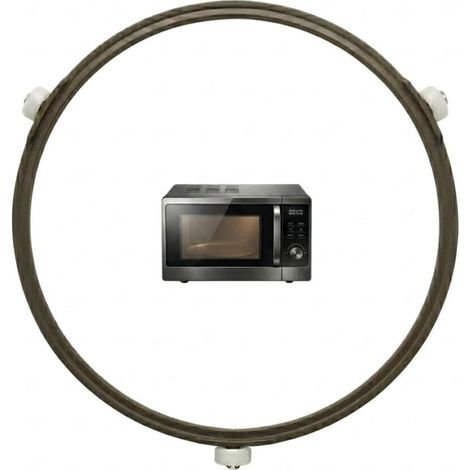 1 Pièce Anneau Support Micro-Ondes 18,9 cm, Anneau à Rouleaux Universel pour Plateau en Verre, Remplacement Pivotant pour Four, Diamètre 189mm, Hauteur 14mm (1/5)
