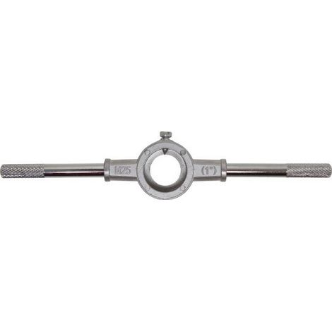 Bgs Technic – Porte-filière n° 3 25 x 10 mm – Cage 25.4 x 10 mm – Poignées en acier démontables pour prise confortable – Tête en zinc coulé