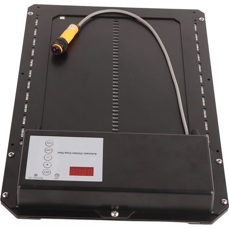 Ouvre-portail automatique 110-240 V pour poulaillers et canardiers (avec éclairage) - Norme européenne (1/5)
