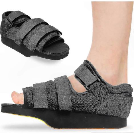 Chaussure orthopédique de convalescence pour orteils et avant-pied, botte post-opératoire réglable avec attelle cunéiforme, soutien adulte, guérison chirurgicale (1/5)