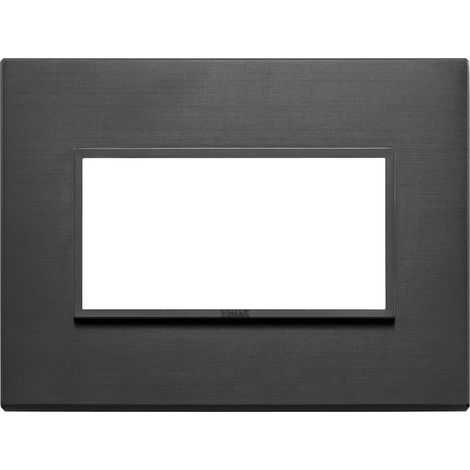 VIMAR - 21654.18 Plaque d'immatriculation noire 4M