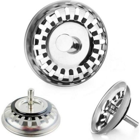 TAPPO FILTRO PER LAVELLO DA CUCINA 80MM SCARICO 79349