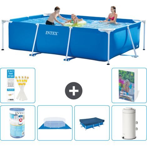 Rechteckiger Frame Pool - 300x200x75 cm - 7-teilig S72