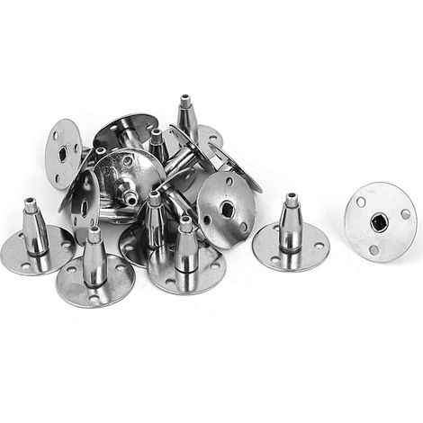 40mm x 32mm Metallfeder Hängende Drahtseilscheibenbeschläge Silverfarbe 20 Stücke