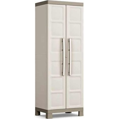 Mobile in Resina per Esterni Tuttipiani Excellence Beige e Tortora 182 x 65 x 45 cm