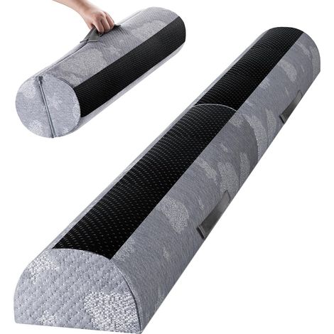 Barriere de Securite Enfant Lit 2en1 en Mousse Longue Détachable en 2 Parties Utiliser, Barriere de Lit pour Bébés et Personnes âgées, Facile à Transporter Convient à Tous Les Lits (1/5)