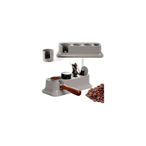 Italienischer Tamperhalter, Aufbewahrungsständer, Filterhalter-Nachfüllhalter, multifunktionaler Filterhalter, Kaffeetamperspender - Crezuo