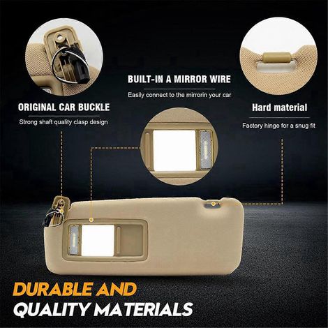 Kit de pare-soleil de pare-brise avant pour voiture TDY1-69-320 TDY1-69-270