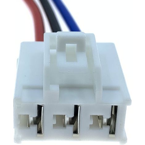 Connecteur mâle/femelle 7283-3030 pour résistance de ventilateur de voiture 7282-3030 DJ7035Y-7.8-11/21 Blanc - Connecteur simple