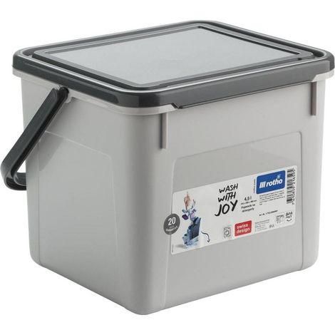 Rotto Contenedor de polvo 3kg 4,5l rótano gris marca