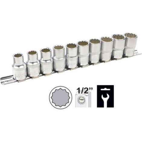 Juego De 10 Vasos 1/2 12 Caras - Jbm 52716