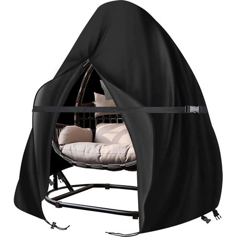 Hängesessel Abdeckung Ø200xH220cm, Wasserdicht & Winddicht, 420D Oxford Stoff (1/5)