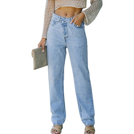 Ceinture À Outils Élastique À Boucle Croisée Avec Poches Multiples Pour Électricien Menuisier Bricolage Ajustable 70–110 Cm Bleu Clair ×1 (1/5)