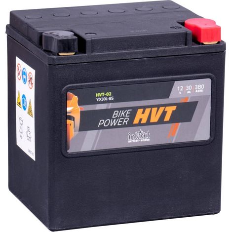 Batterie moto Power Bike AGM HVT-02 12v 30ah 380A Harley Davidson (1/4)