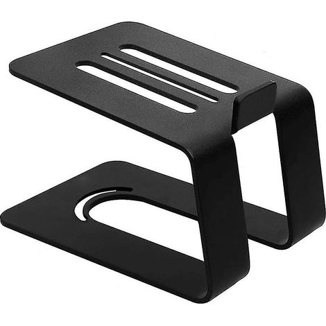Support de moniteur/enceinte surélevé de 13,5 cm (5,3 pouces) avec fixation pour un confort visuel optimal et une structure robuste en métal. (1/5)