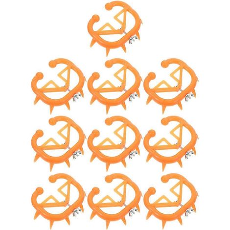 Kit de sevrage pour veaux de 30 pièces avec pinces nasales, spécialement conçu pour les éleveurs, 11,50 x 10,00 x 3,00 cm, couleur orange, empêche efficacement la succion. (1/5)