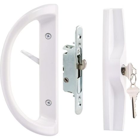 Fenêtre coulissante en aluminium avec serrure à poignée coulissante,de (1/4)