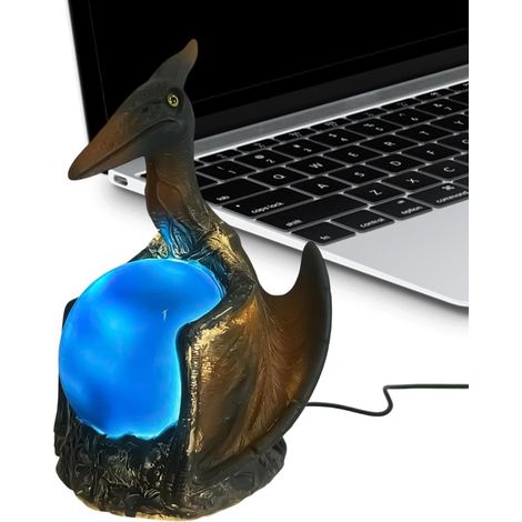 Une Lampe Dragon pour Sculpture sur le thème fantastique avec lueur LED Veilleuse LED en forme d'œuf dragon Pour Salon, Chambre, Salle D'Études, Dortoir, Maison, Bureau, Anniversaire (1/5)
