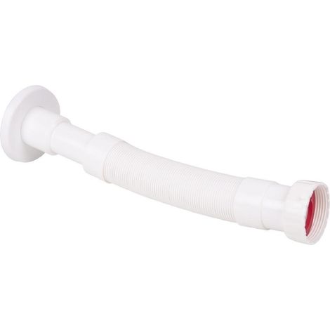 Tubo flexible blanco PP para desagüe 32 mm (1/5)