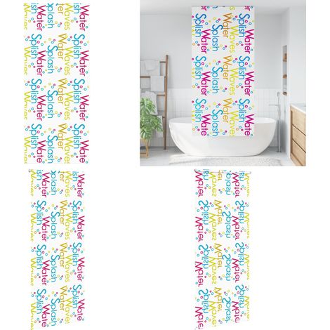 vidaXL Store enrouleur de douche 90x240 cm largeur du tissu 86 cm (1/5)